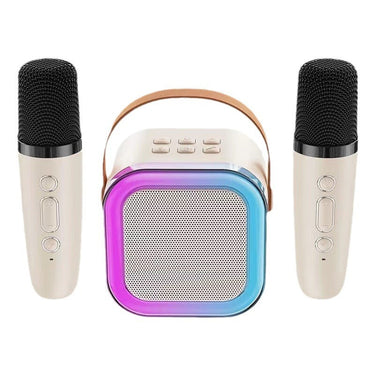 4Little Karaoke Set | Mini Karaoke met 2 Draadloze Microfoons, 3+ – Samen zingen voor eindeloos plezier 0